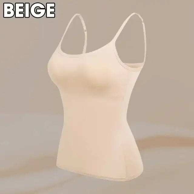 UrbanEdge - Women’s Built in Bra Cami Top Vest Tank Top