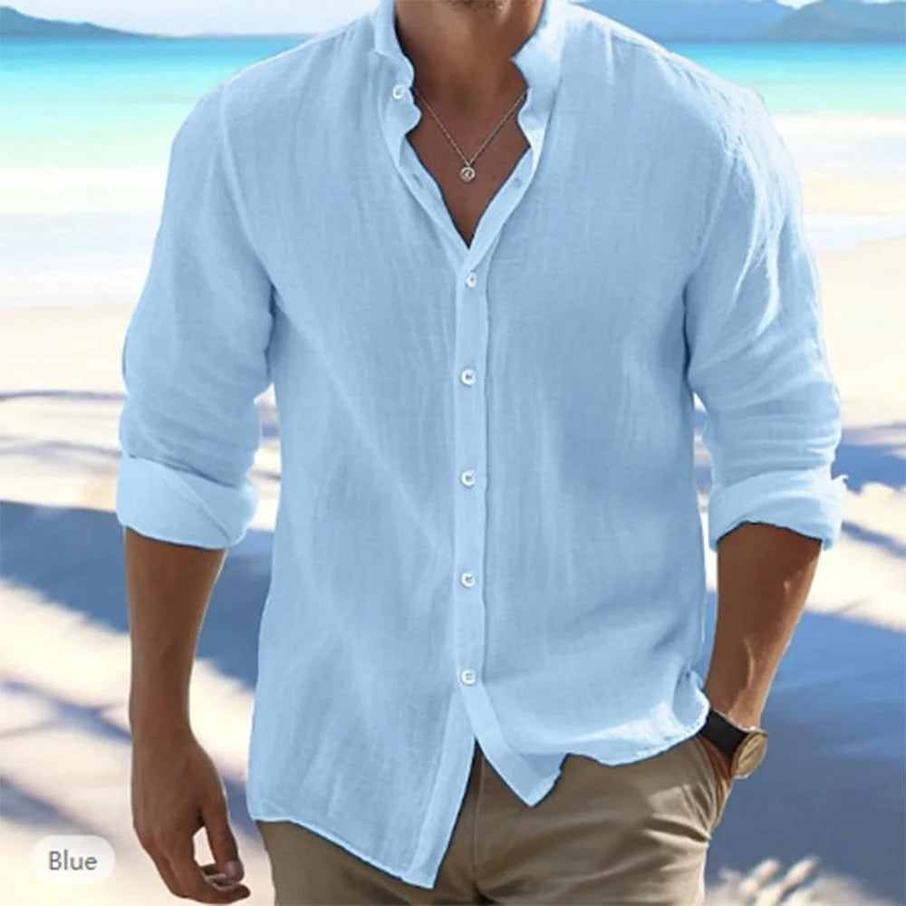 UrbanEdge - Men's Long-Sleeved Summer Shirts