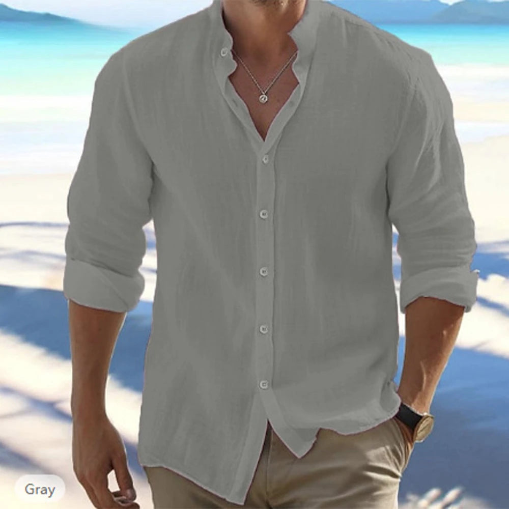 UrbanEdge - Men's Long-Sleeved Summer Shirts