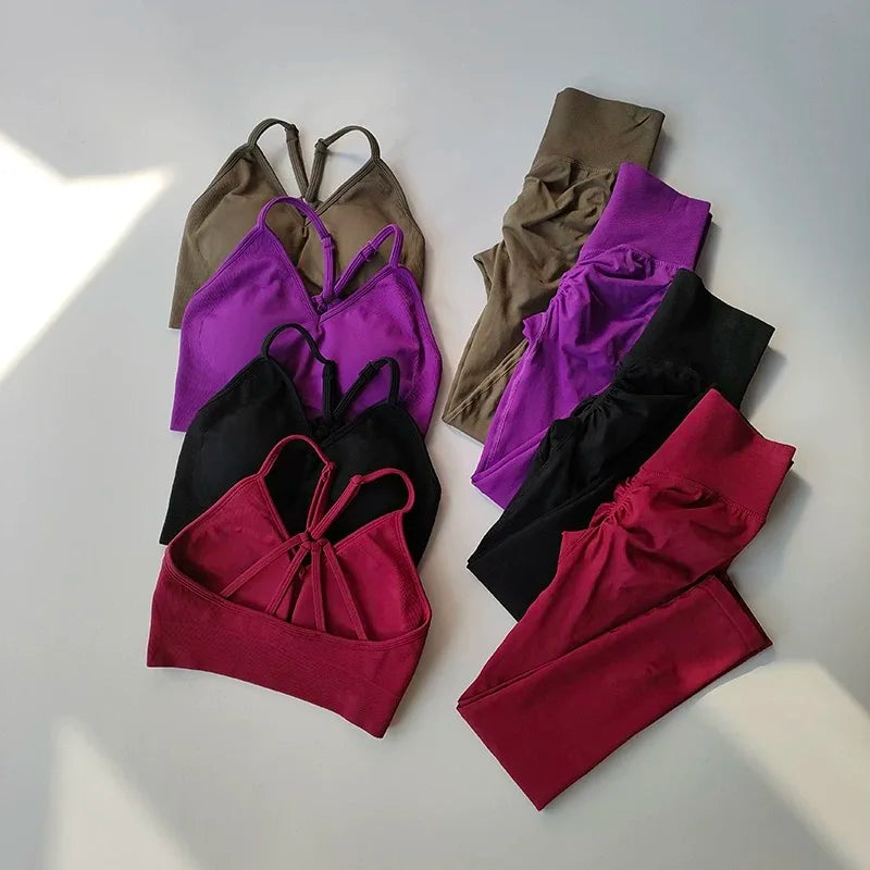 UrbanEdge - High-Waisted Hip-Lifting Women's Exercise Suit Shockproof