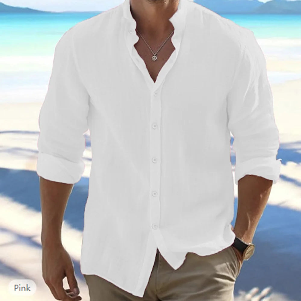 UrbanEdge - Men's Long-Sleeved Summer Shirts