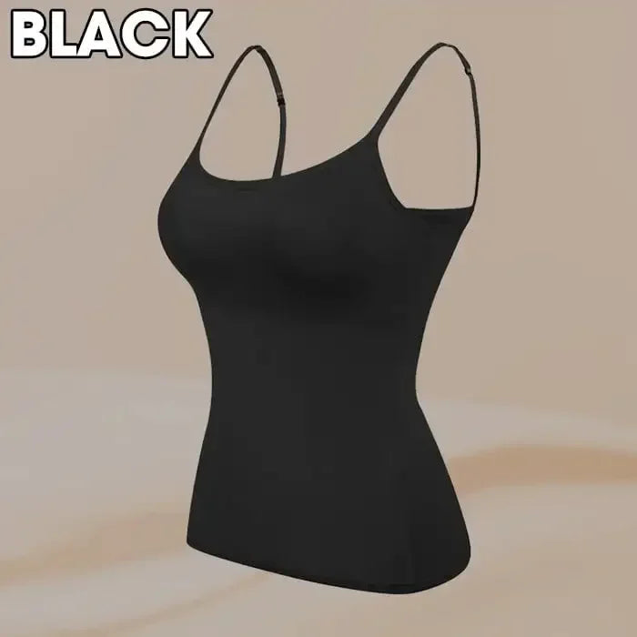 UrbanEdge - Women’s Built in Bra Cami Top Vest Tank Top
