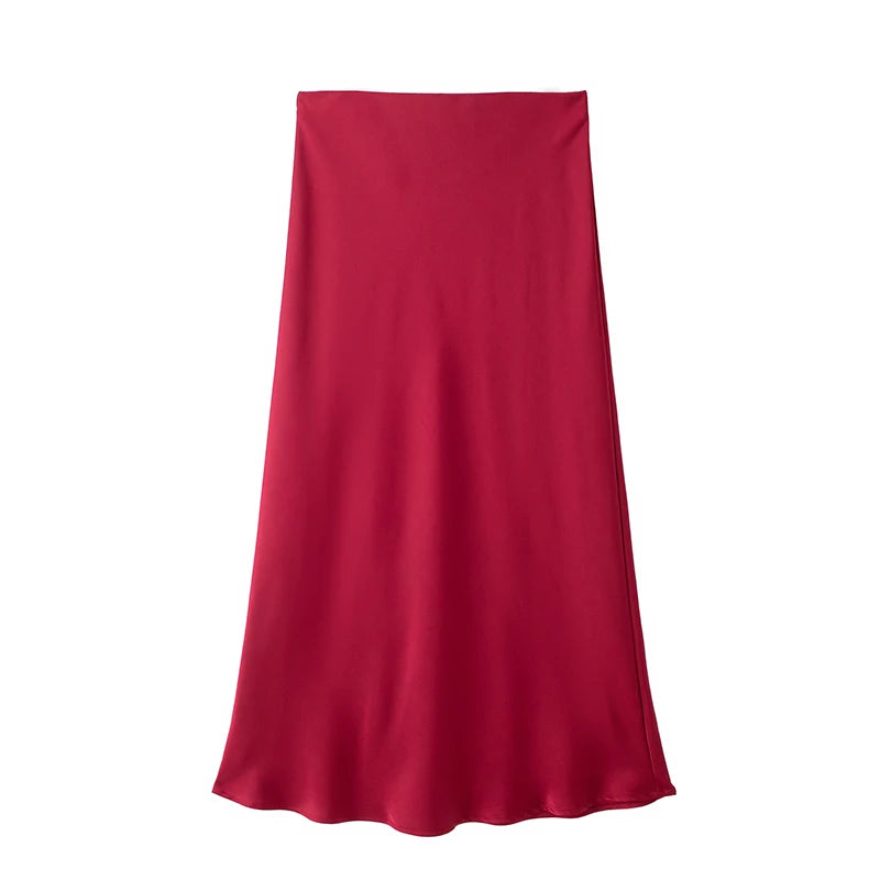 UrbanEdge - Woman High Waist Elegant Long Skirts For Women Fashion Summer