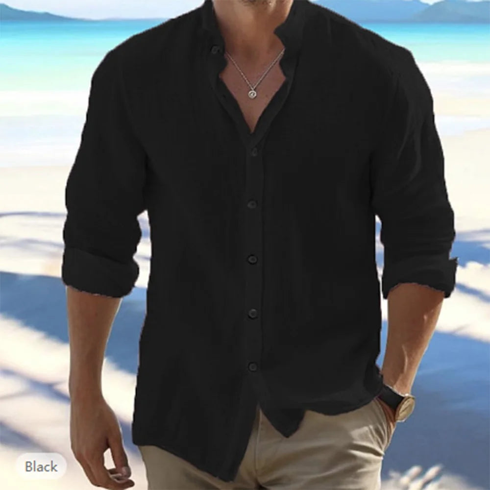 UrbanEdge - Men's Long-Sleeved Summer Shirts